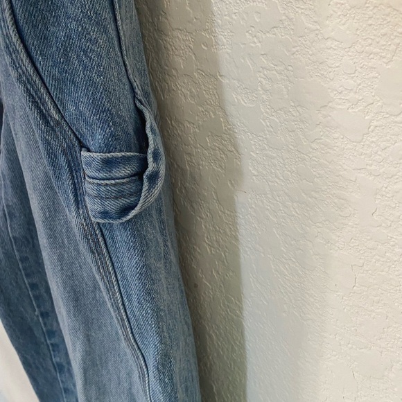 Madewell Denim Relaxed Carpenter Cottagecore Overalls in Lewisberg Wash Size XXS - Picture 10 of 16